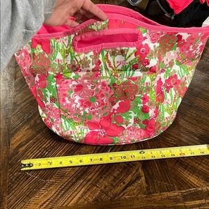 Lily Pulitzer insulated cooler bag with bottle opener